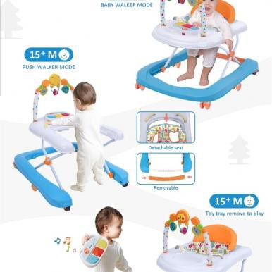 Pliko 2058 Baby Walker 2in1