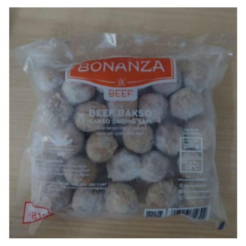 

Bonanza baso sapi 250 gr FROZEN food