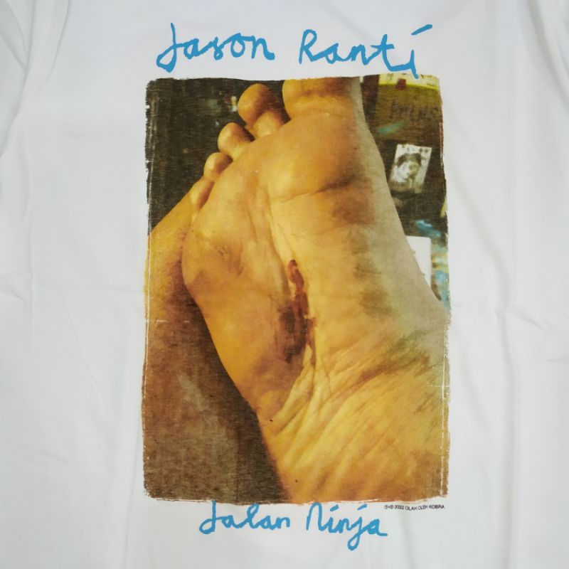 Tshirt JASON RANTI - JALAN NINJA (WHITE)