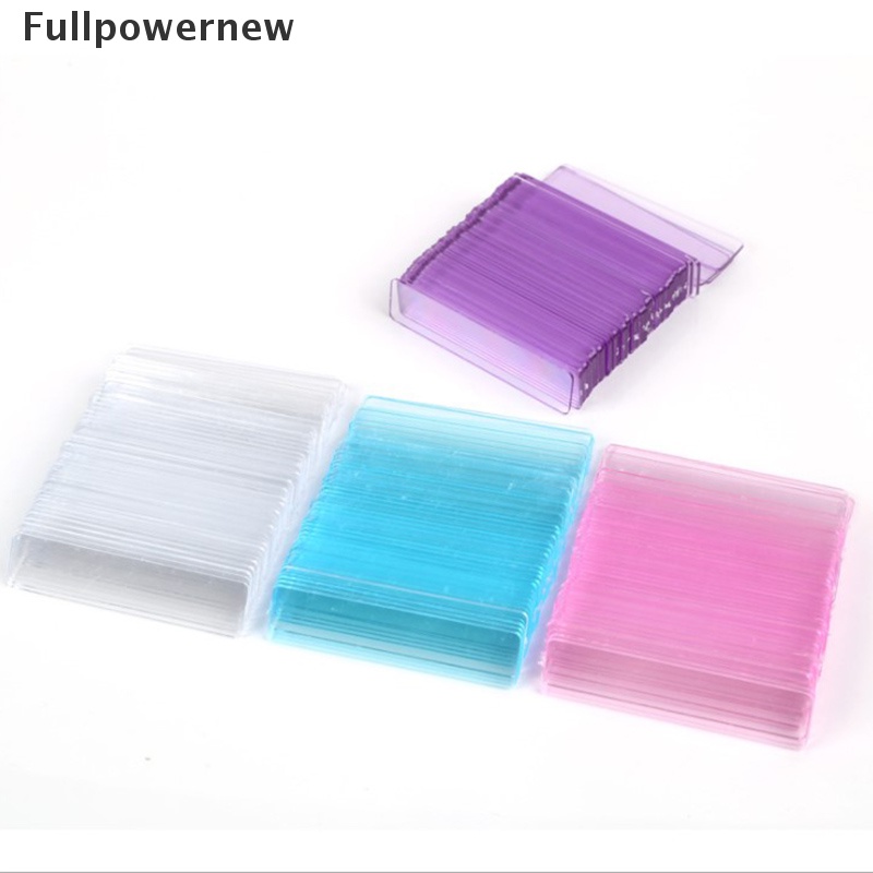 [FULL] 50pcs False Nail Tips Nail Art Display Stand Transparent Practice Acrylic