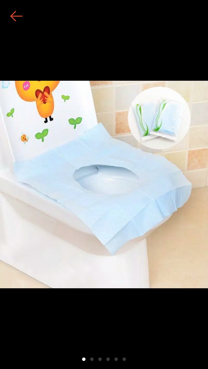 Alas Kertas Closet Wc / Disposable Toilet Seat Paper / Alas Kertas Kedap Air Closet / Tisu Toilet