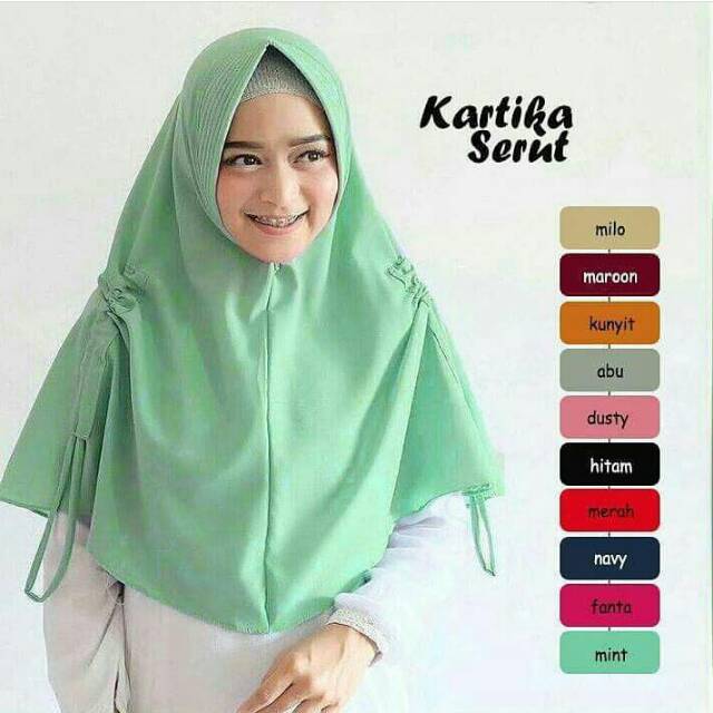 Hijab/jilbab kartika serut