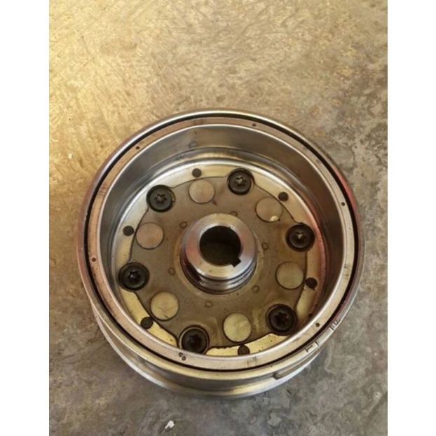 magnet fly wheel comp honda megapro new monoshock copotan original