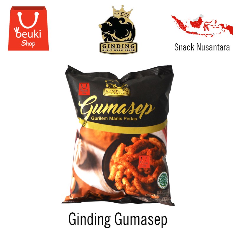 

Ginding Gumasep Gurilem Manis Pedas Khas Bandung Nikmat Rasanya Mantul - 100gr