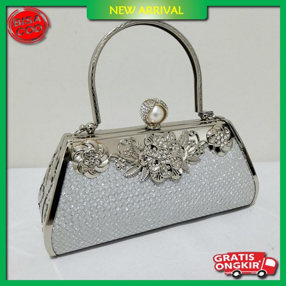 Clutch Pesta Party Bag Elegan Cewek Bridesmaid Kekinian  Murah Wanita Clucth Kondangan Batam FY51 Ta