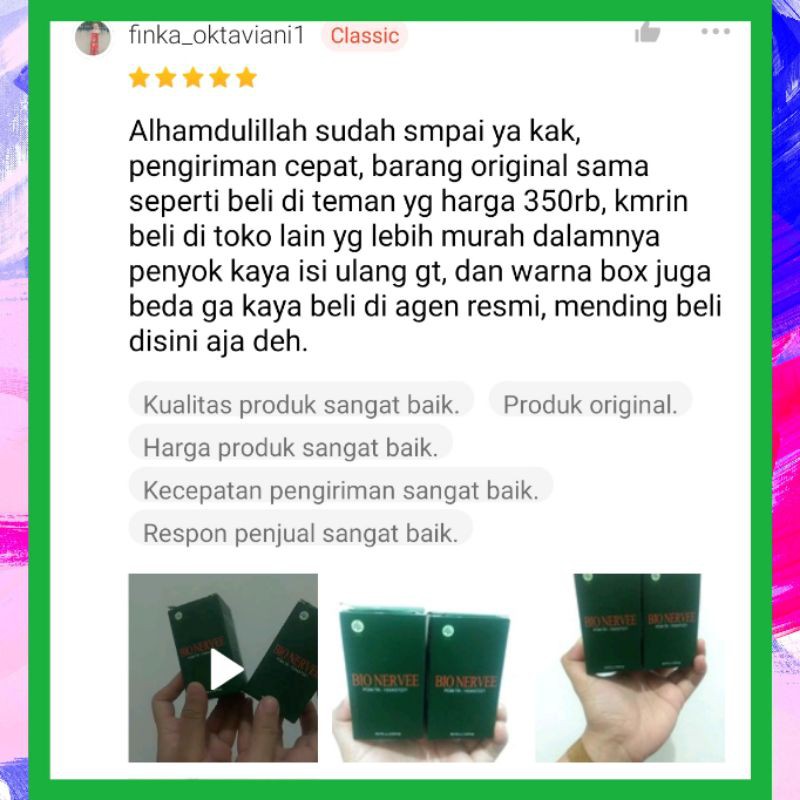 PROMO !!! BIO NERVEE ORIGINAL BPOM BIO NERVE INDONESIA ASLI OBAT HERBAL ALAMI SEGALA PENYAKIT-5