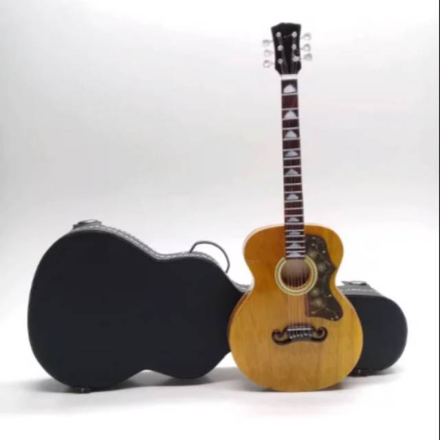Miniatur Gitar Akustik Plus Hardcase