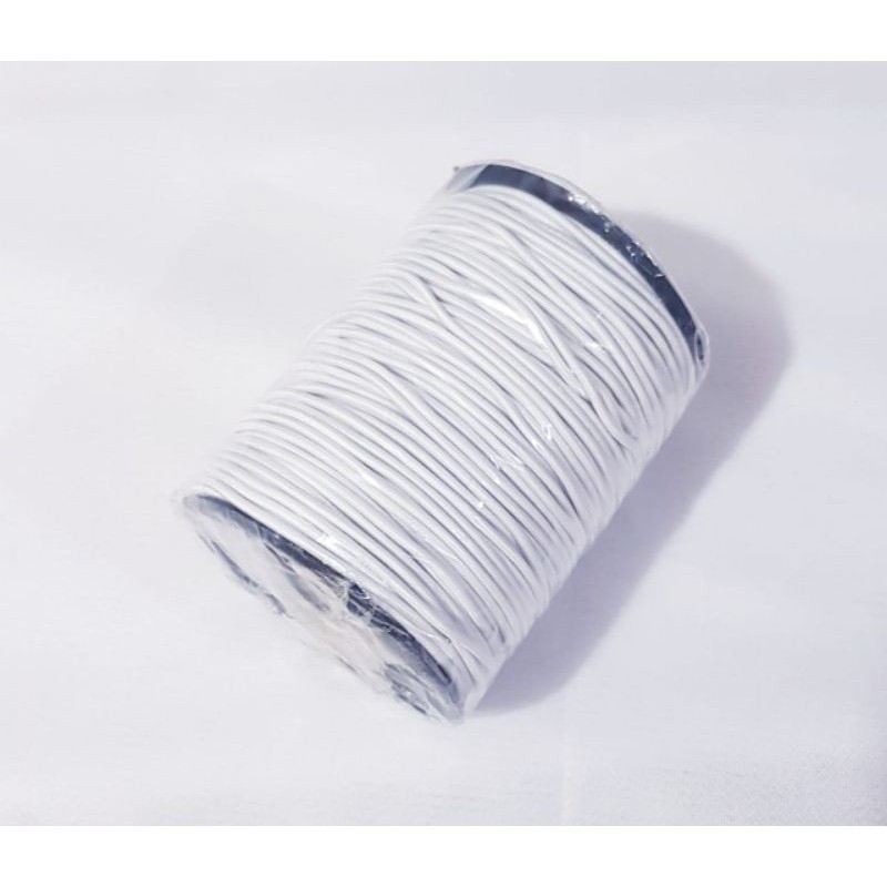 Tali Karet String Elastis 2mm Per Roll Isi 92meter ( 100yard )