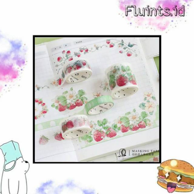 

WASHI TAPE STRAWBERRY