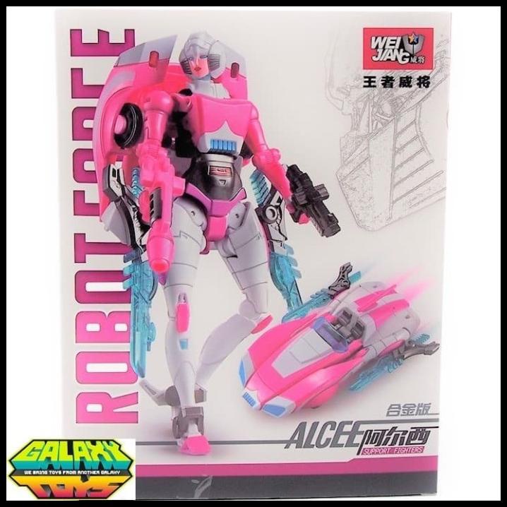 Weijiang Transformers Arcee - Robot Force Alcee Support Fighters W8039