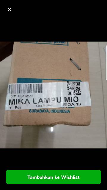 mika lampu depan mio