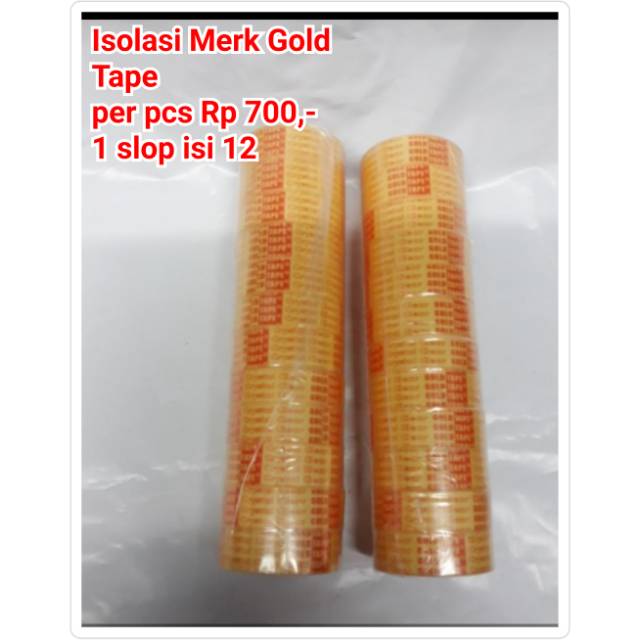 

Isolasi Merk Gold Tape