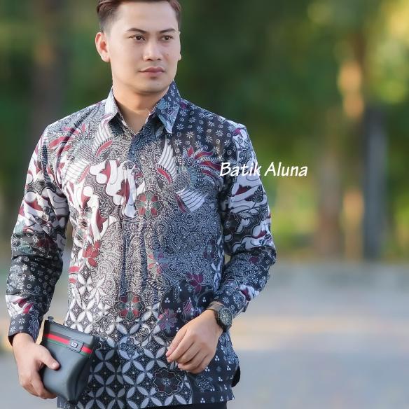 Bayar Dirumah 2.2 BAJU KEMEJA KAMEJA BATIK PRIA COWOK COWO LAKI LAKI LENGAN PANJANG PRABUSENO PEKALO