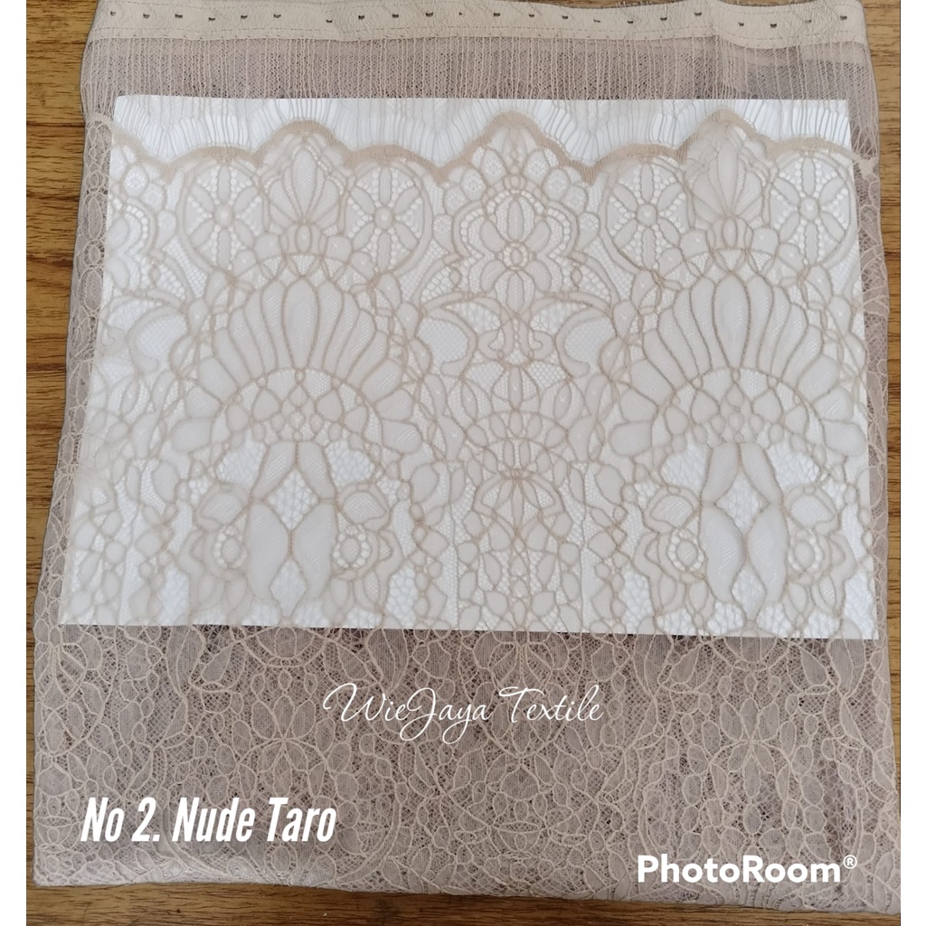 Brukat Panel Semi Prancis Santili Cocok untuk Kebaya, Wedding, Gaun, dan Dress untuk dewasa dan anak anak color 1-6 Murah