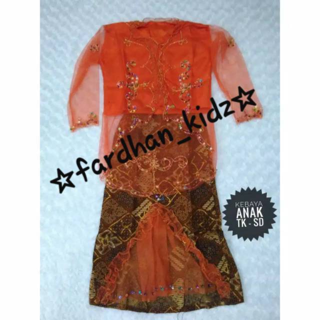  Baju  kebaya  gotik untuk  anak  paud TK  SD Shopee Indonesia