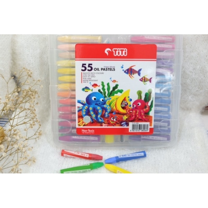 

OIL PASTEL CRAYON TITI 55 WARNA