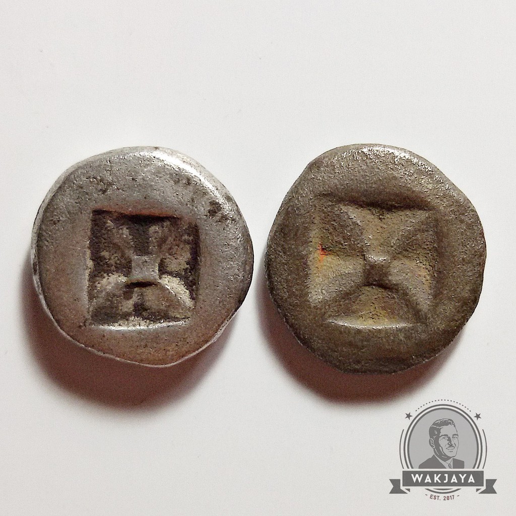 W029. Uang Koin Kuno Perak dan Perunggu Kerajaan Sriwijaya