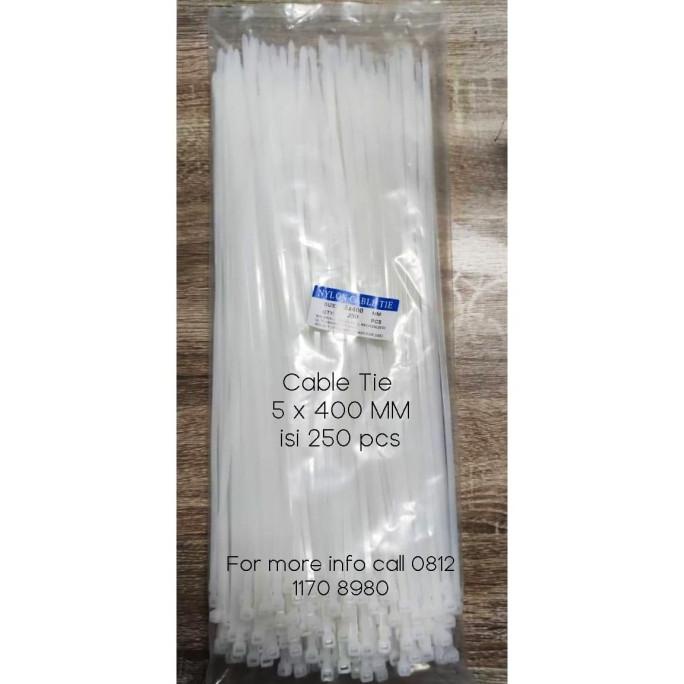 

Office & Stationery | Document Organizer | Cable Ties 40 Cm/Kabel Ties 5 X 400Mm / Nilon Ties 5 X 400Mm Isi 250 | Best Seller