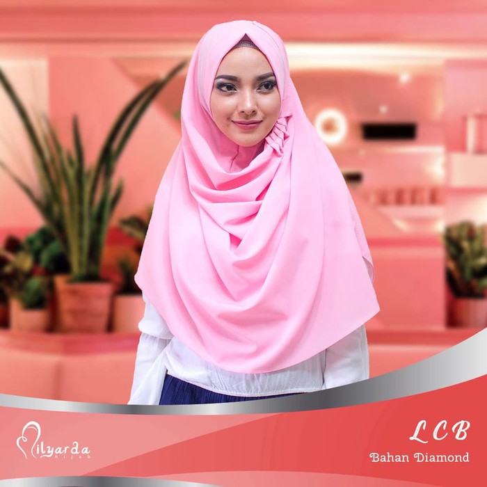 hijab instant LCB/ kerudung simpel/ jilbab syari - Putih