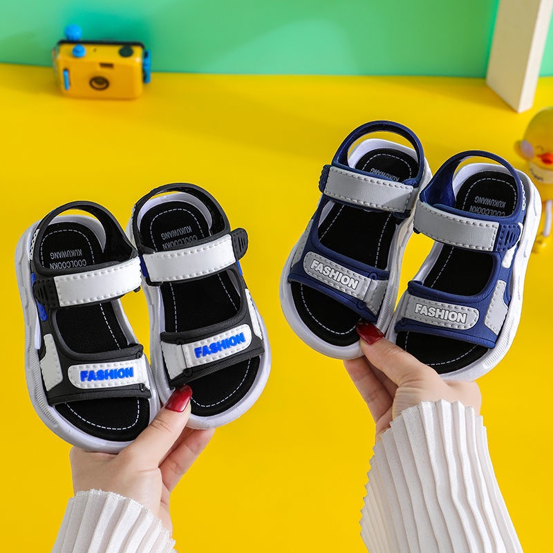 LittleAaron FASHION Sandal gunung Sepatu Sandal Anak Laki Laki Bahan PU Model Lucu 2-7 Tahun Import Sport Termurah