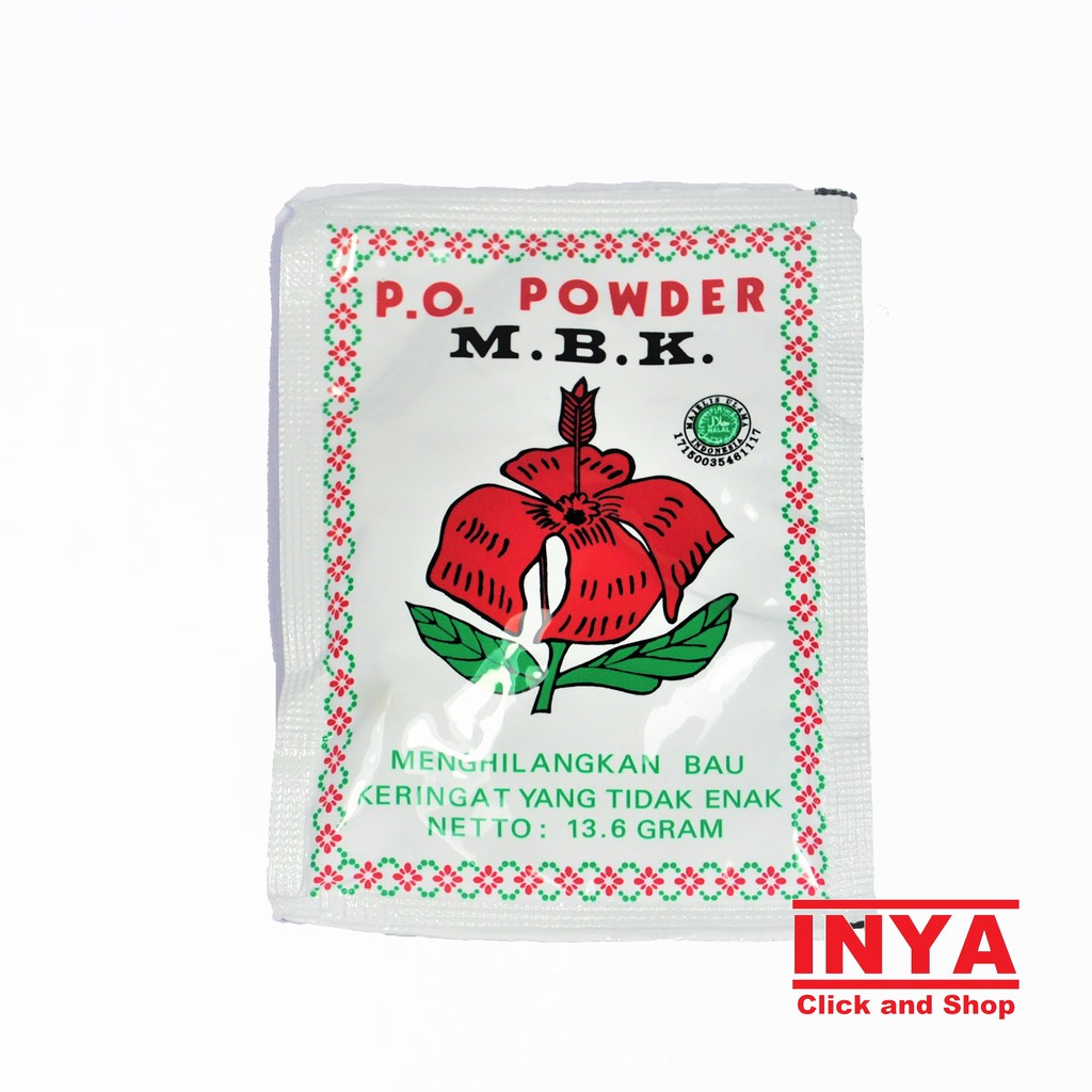 MBK WHITE PUTIH  P.O. POWDER 13.6gr Sachet - Bedak Talc