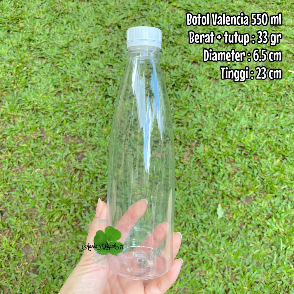 Botol VALENCIA 550 600 ml botol jus sirup minuman herbal botol plastik