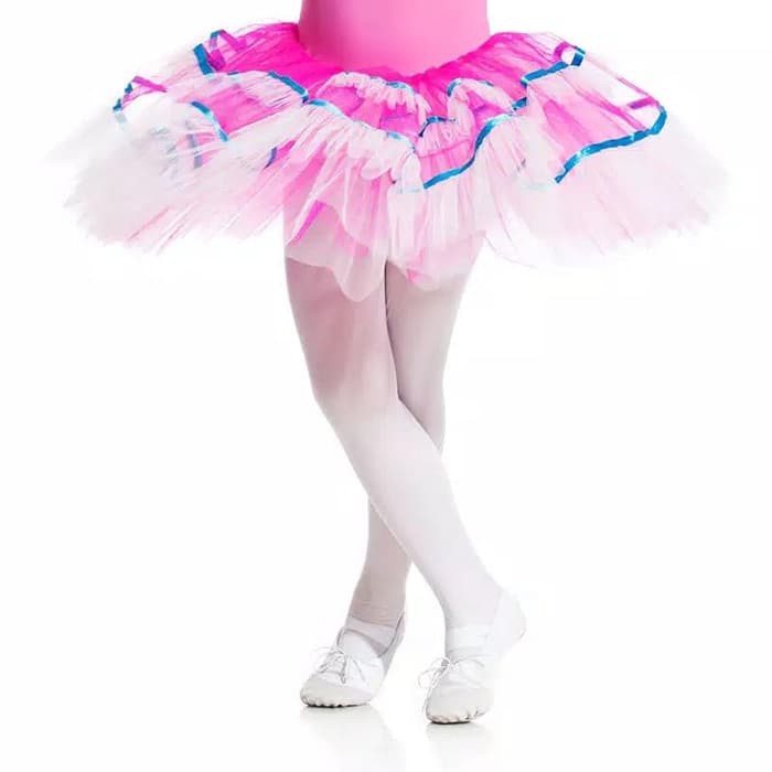 cEWEK STOCKING ANAK TEBAL 100 DEN/ ZOCKS / STOCKING BALET - 3-6 Tahun, Putih