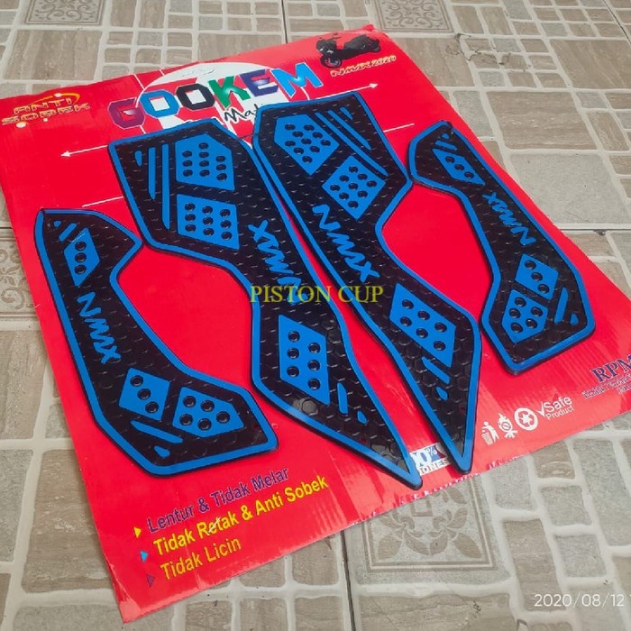 Karpet Nmax 2020 Hitam Biru Anti Buram New Nmax 2021 Bordes #Herdianjuly123