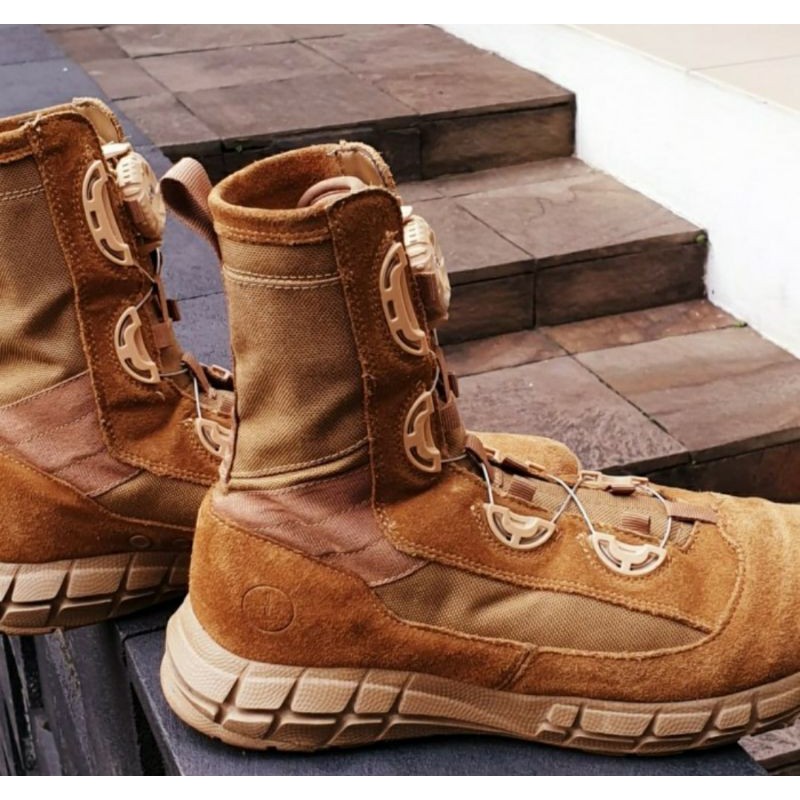 Sepatu PDL TNI POLRI BOA Parabellum Xtracx Coyote Brown Original