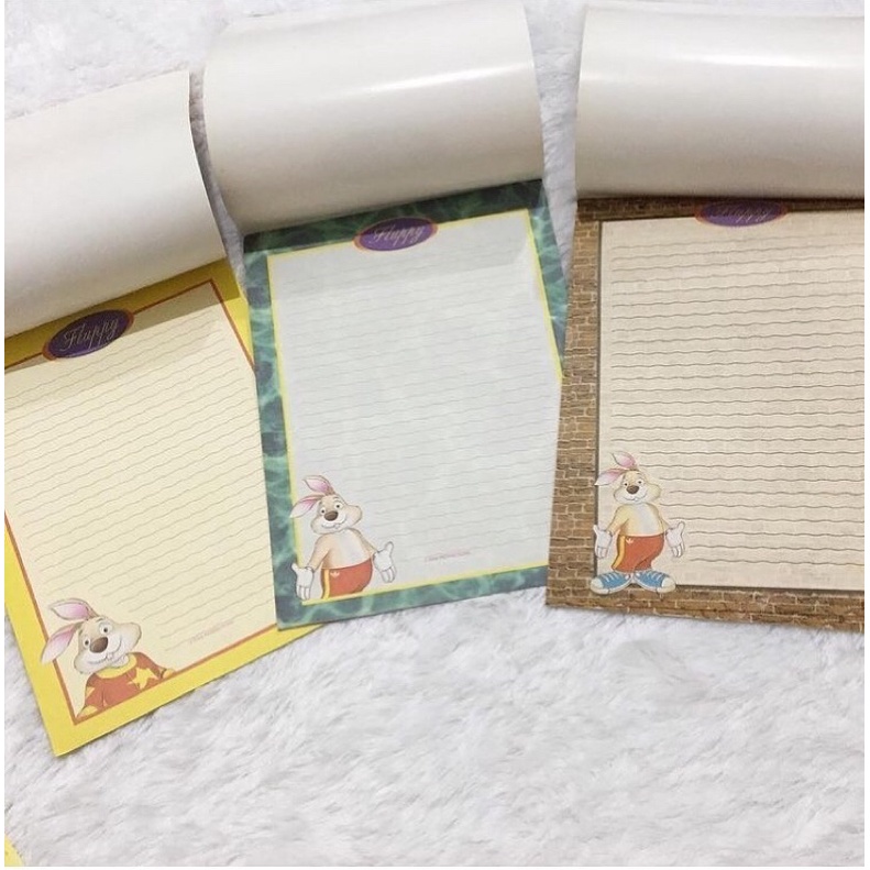 

3pcs Set Letter Pad Tipis Floppy Bunny
