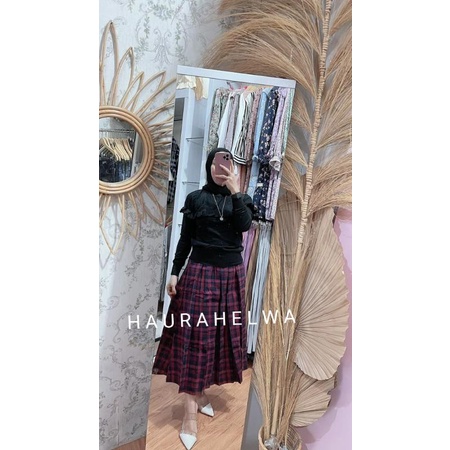 ROK FLANEL IMPORT MIDI 7/8 TARTAN HAURAHELWA-5