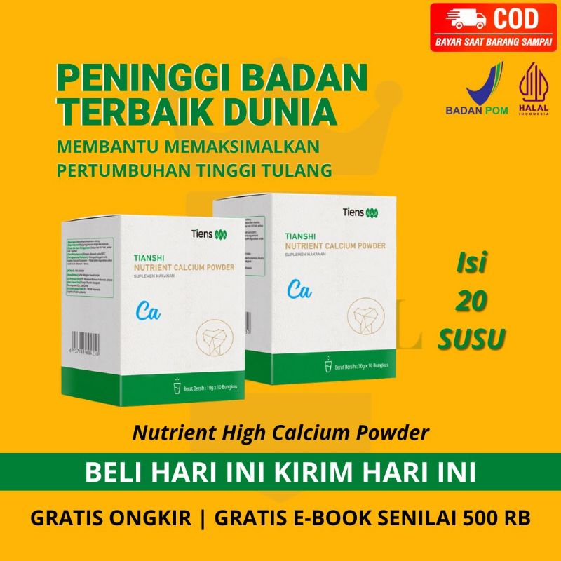 

Tiens Peninggi Badan Super Grow Up Susu Calcium