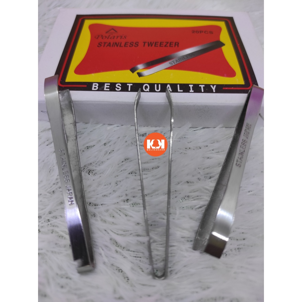 PINSET STAINLESS CLIPPER JAPAN MODEL JADUL MEREK POLARIS / PENCABUT BULU ALIS KUMIS JENGGOT / PINSET STAINLESS CLIPPER / PINSET BULU / PINSET ALIS / PINSET KUMIS / PINSET JENGGOT / PINSET CLIPPER / PINSET CABUT BULU