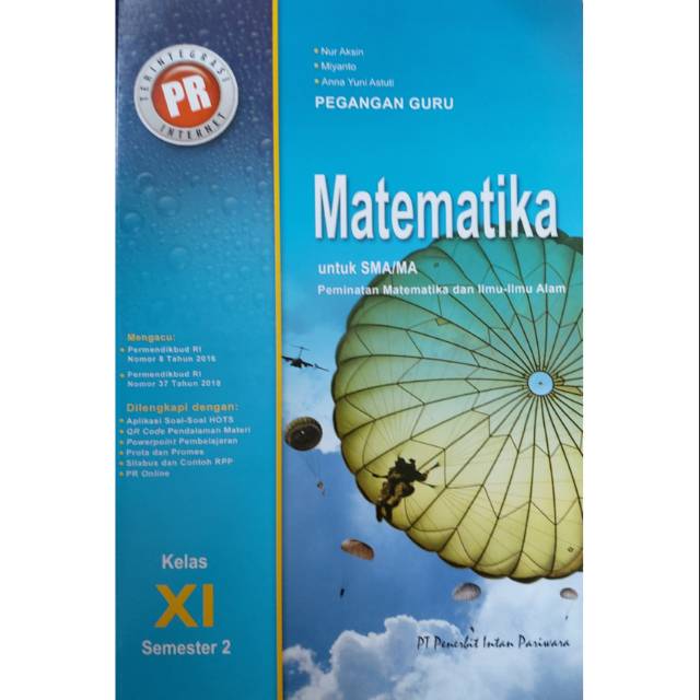 Buku Pegangan Guru PR Matematika Peminatan kelas XI, 11 semester 2 (K13 revisi)