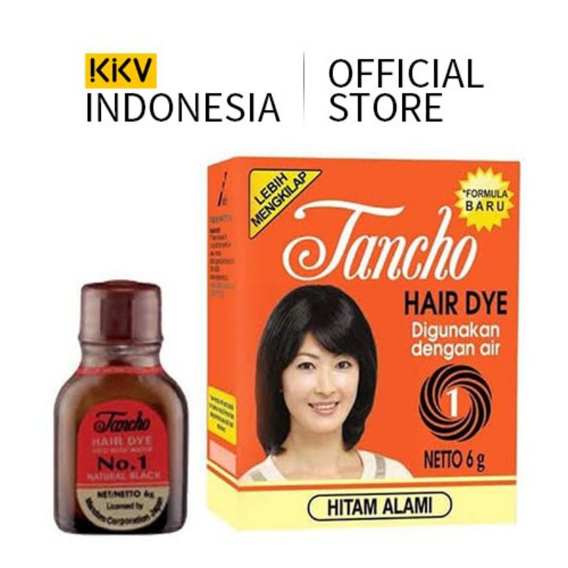 ORIGINAL TANCO SEMIR RAMBUT/TANCO PEWARNA RAMBUT NATURAL BLACK 6 G / 6 GRAM