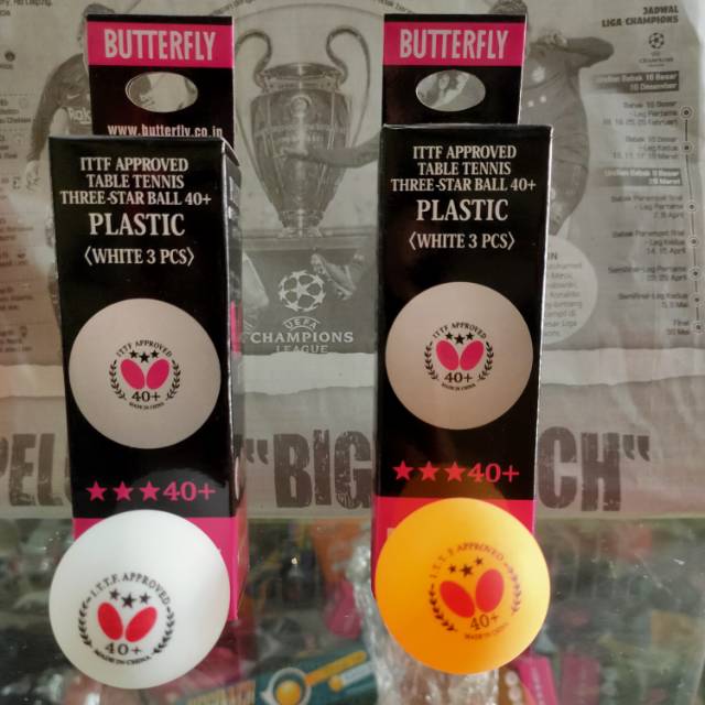 Bola pingpong butterfly bintang tiga isi 3pcs