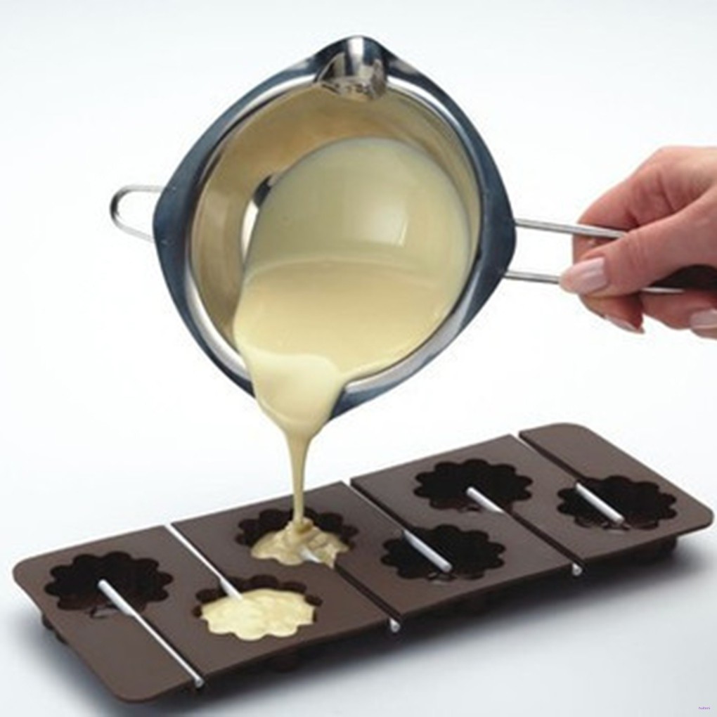 [READY STOCK] Mirror Like Stainless Steel Chocolate Butter Melting Pot Pan Kitchen Milk Bowl Boiler Cooking Accessories