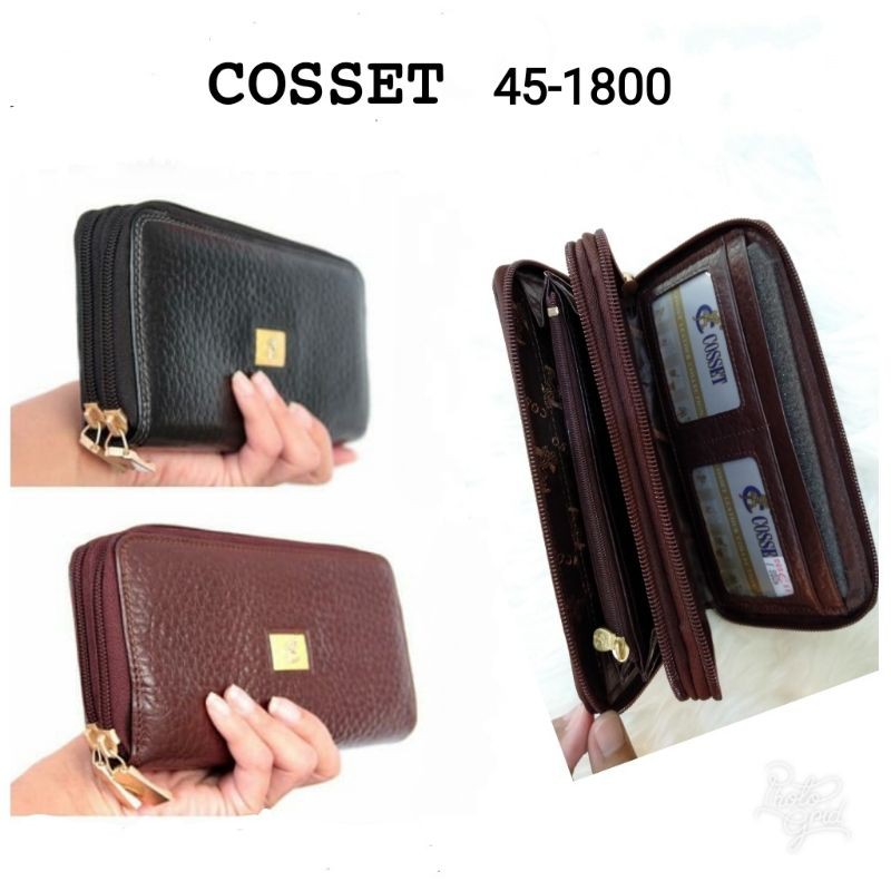 Dompet Kulit Asli Cosset Original Branded Dompet Wanita Fashion