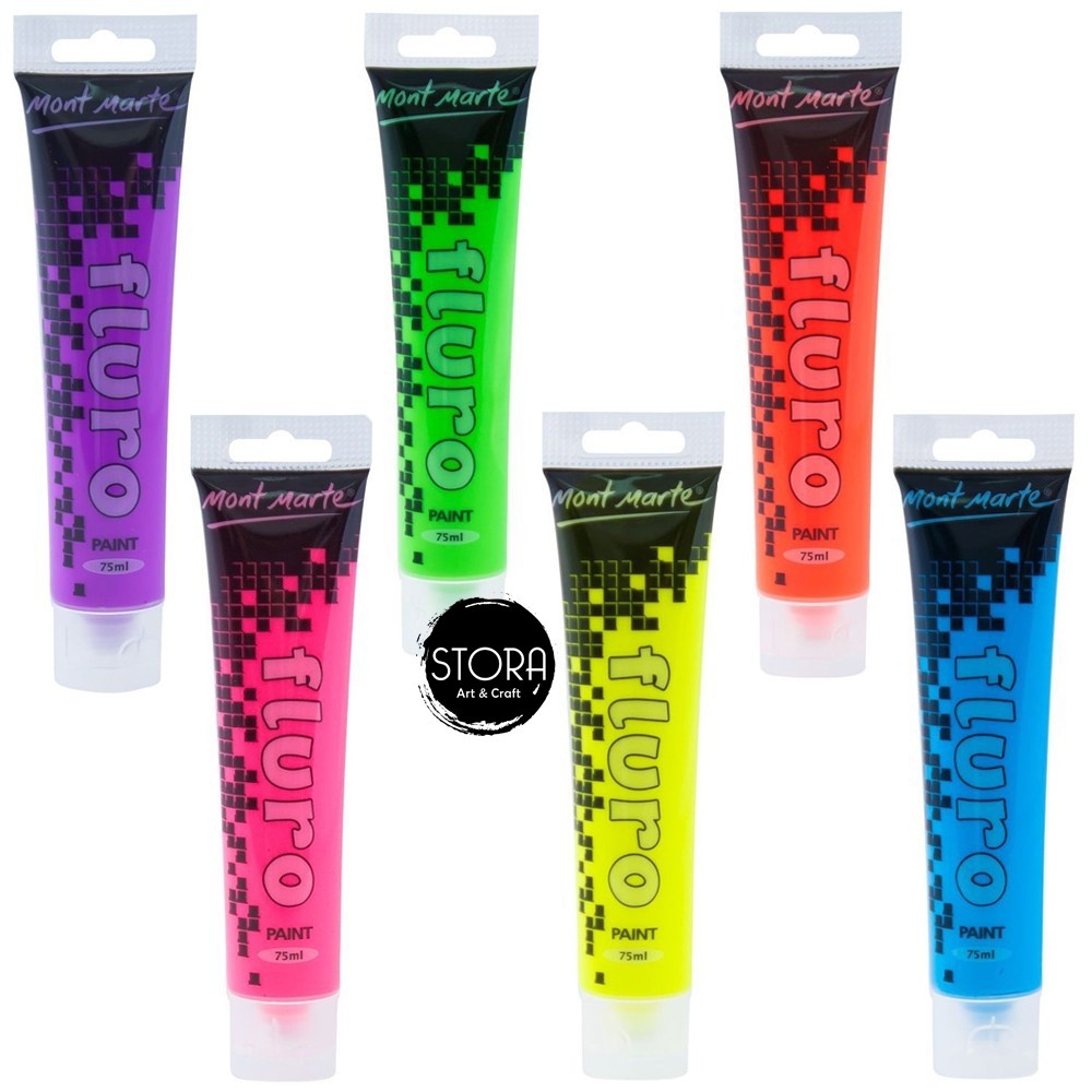 

Mont Marte Fluro Acrylic Paint 75ml