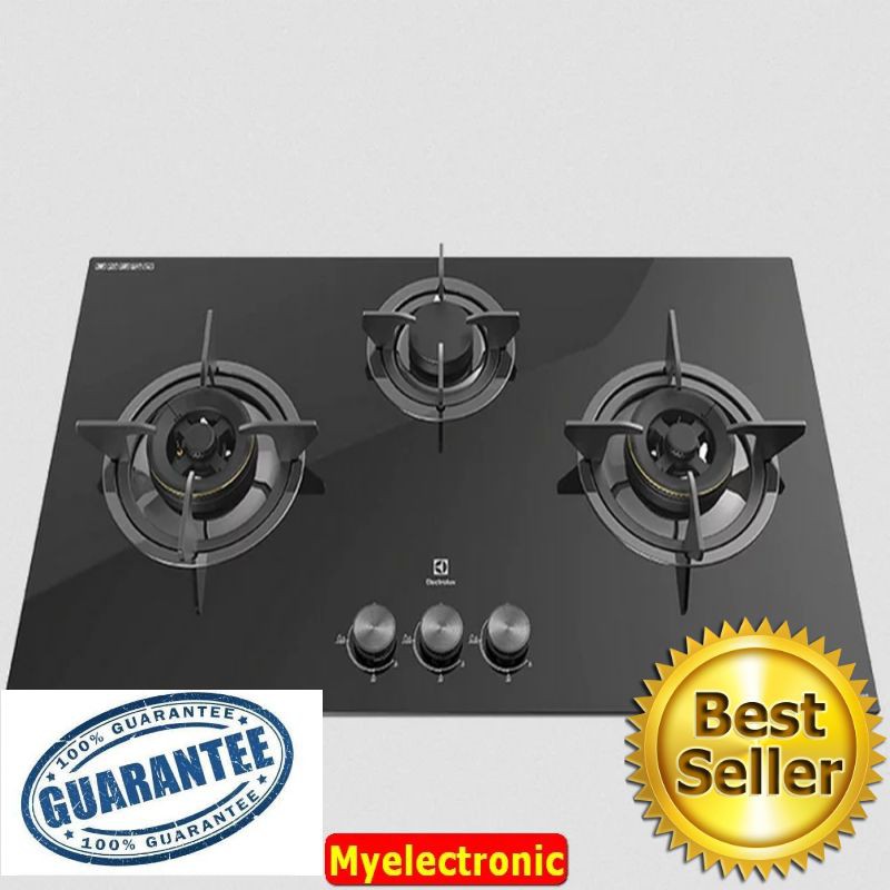 PROMO KOMPOR TANAM ELECTROLUX EHG7330BE 3 TUNGKU 78 CM