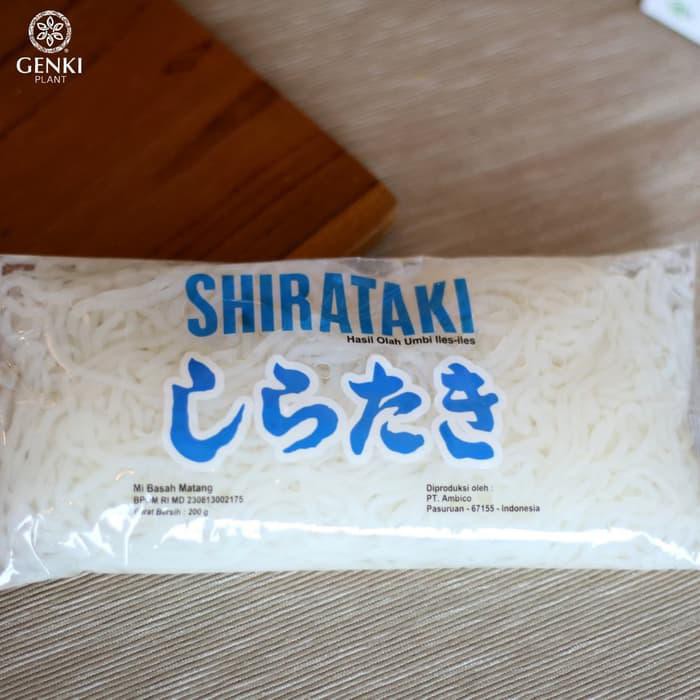 

Wet Shirataki Blue - 200G (Mie Shirataki Biru)
