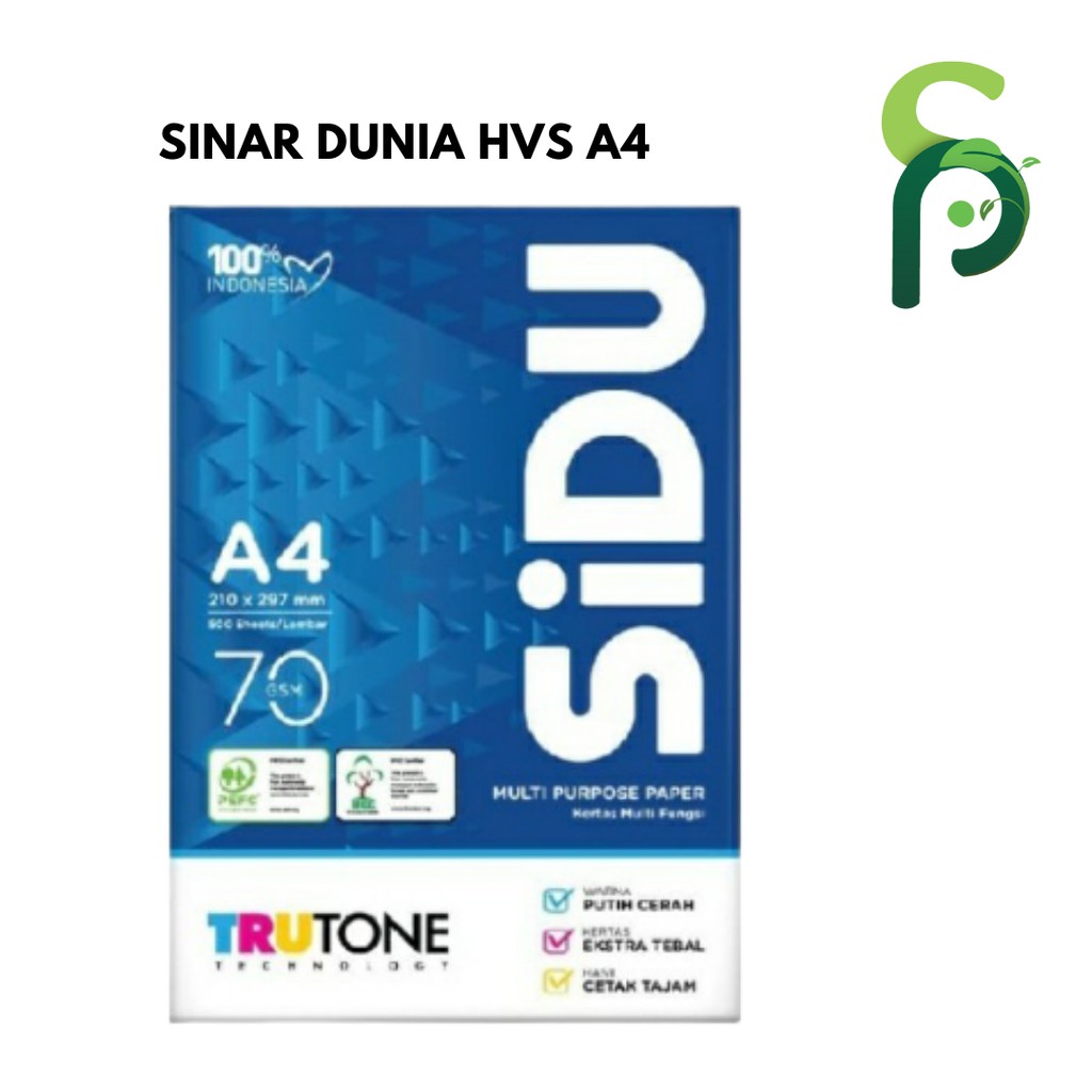 

KERTAS HVS SINAR DUNIA 70 GSM F4