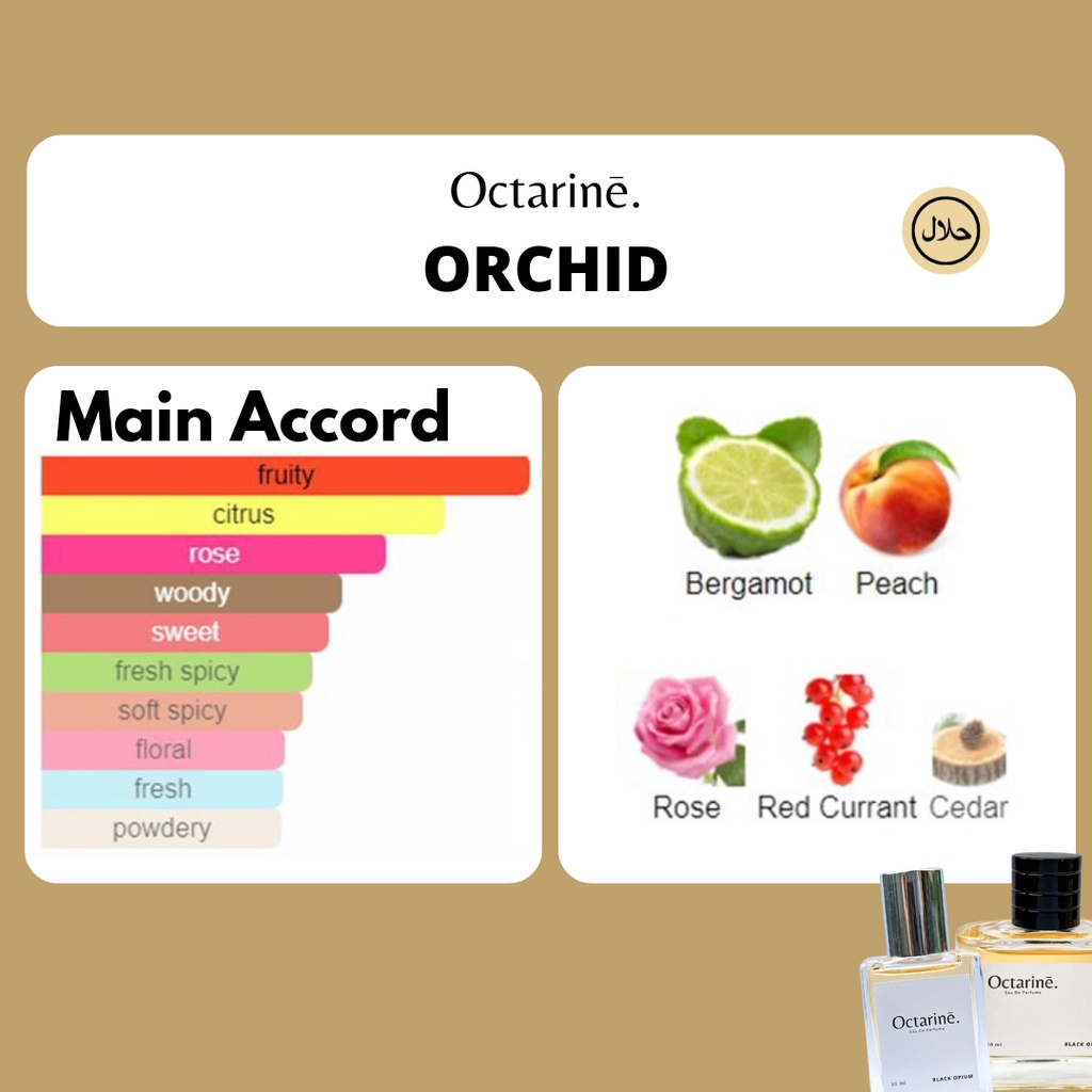 Octarine - Parfum Wanita Tahan Lama Aroma lembut Segar Sexy Inspired By ORCHID | Parfume Perfume Farfum Minyak Wangi Cewek Cowok Murah Original