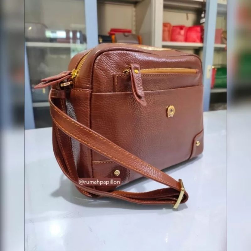 Tas Selempang Papillon Original K3484 Bahan Kulit Asli