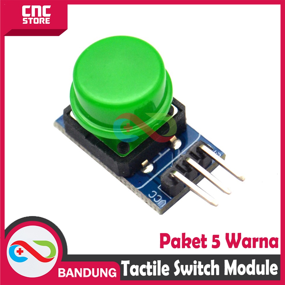 PAKET TACTILE SWITCH PUSH BUTTON MODULE 12x12MM 5 WARNA