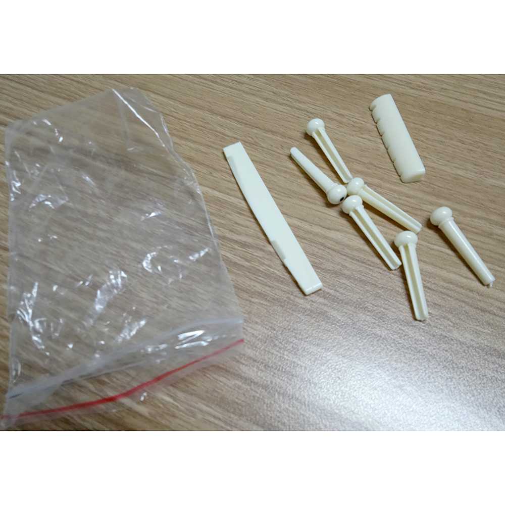 IDN TECH - TaffSTUDIO Bridge Pins + Saddle Senar Gitar Akustik - A009