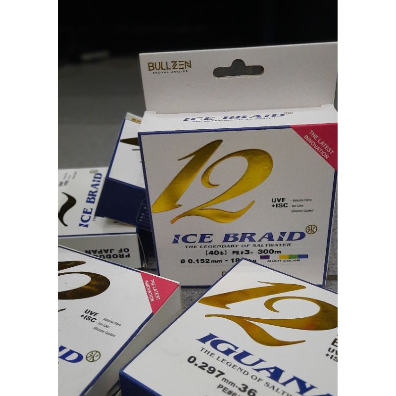 PE BULLZEN ICE BRAID 12X MC - 300M