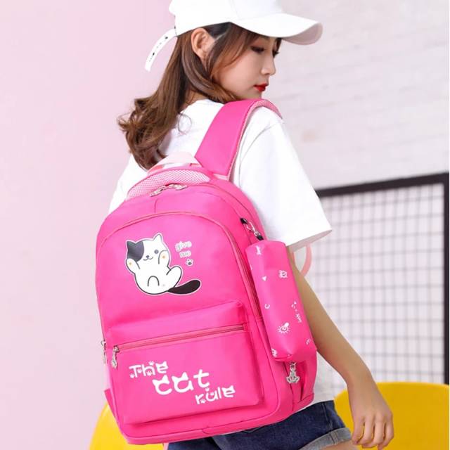 Tas ransel sekolah  anak the cat rule