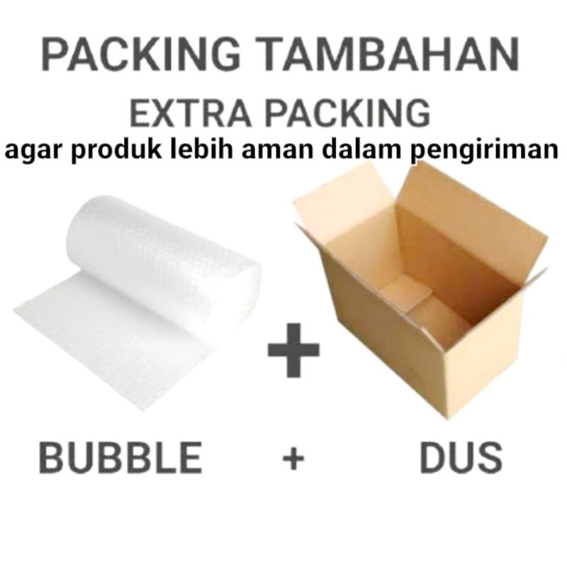 

TAMBAHAN PACKING BUBBLE WARP + KARDUS
