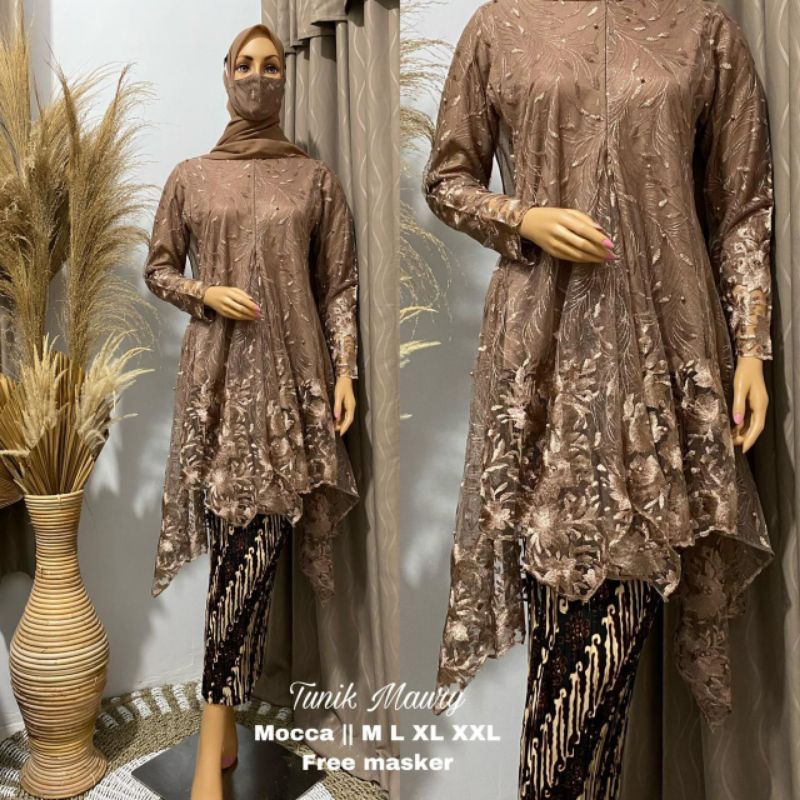(Real pict) KEBAYA MAURI/KEBAYA UMBRELLA BROKAT/ KEBAYA TUNIK